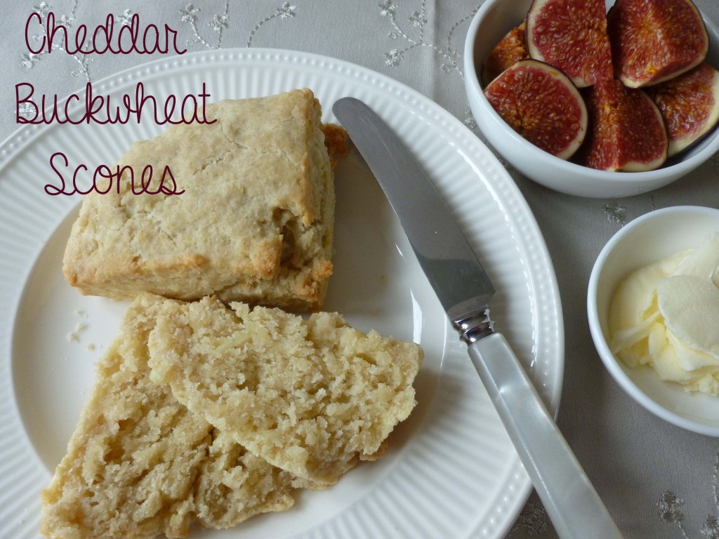 cheddar buckwheat scones