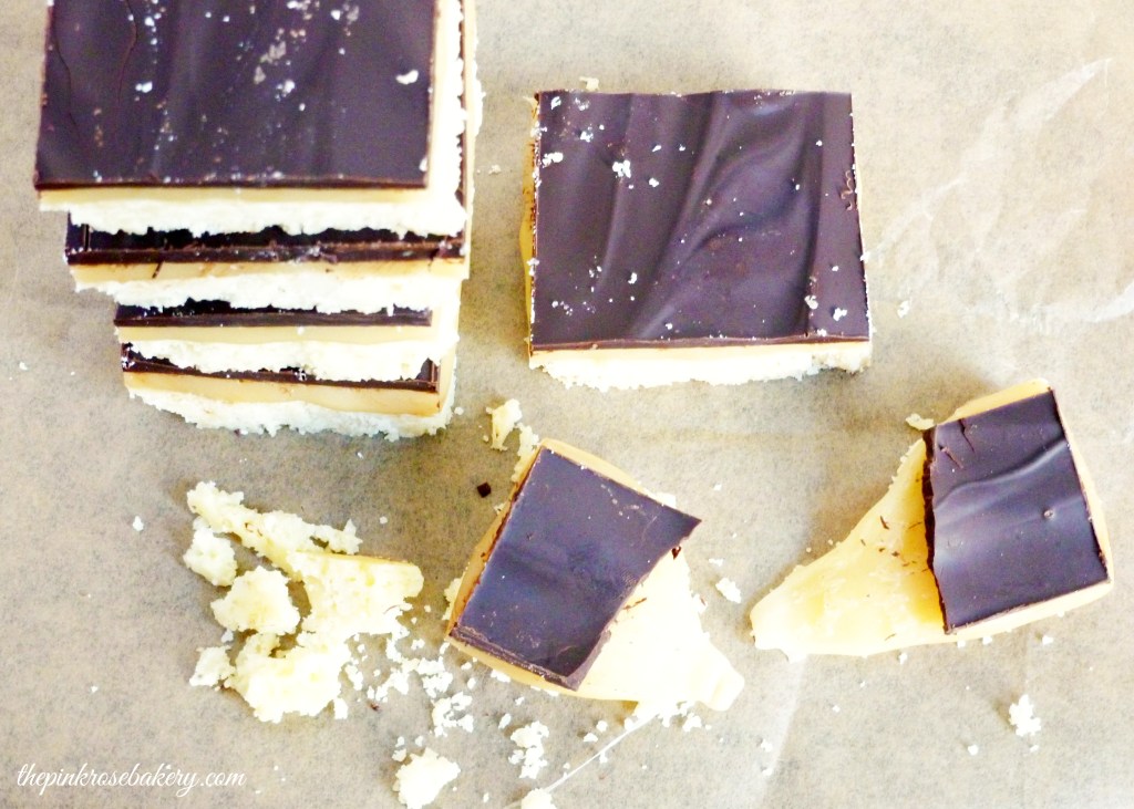 Macademia Millionaire's Shortbread 2 - The Pink Rose Bakery