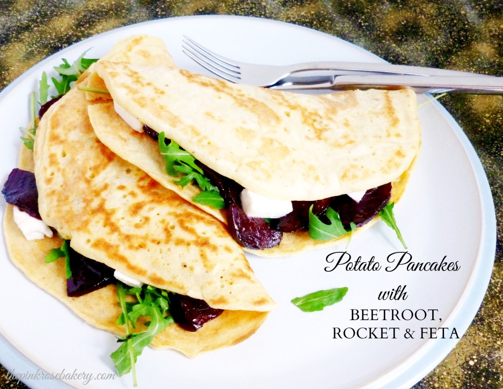 Potato Pancakes Main - The Pink Rose Bakery