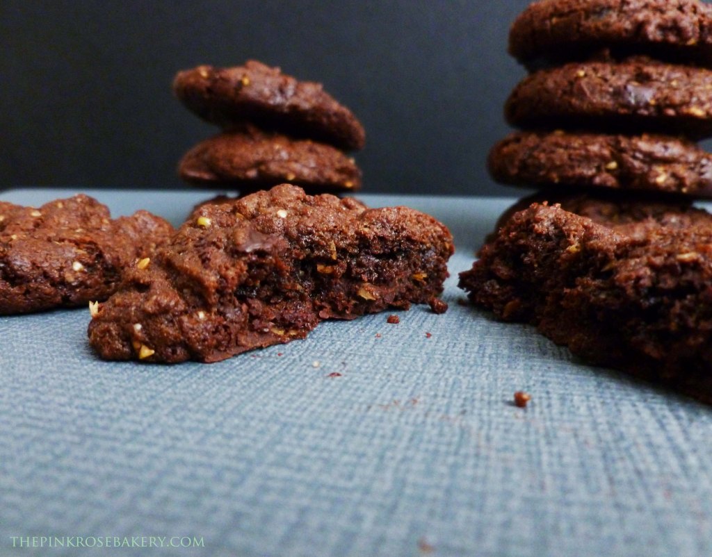 Double Chocolate Cookies 1 - The Pink Rose Bakery