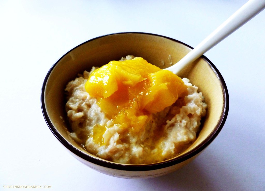 Mango & Coconut Rice Breakfast Bowl 2 - The Pink Rose Bakery
