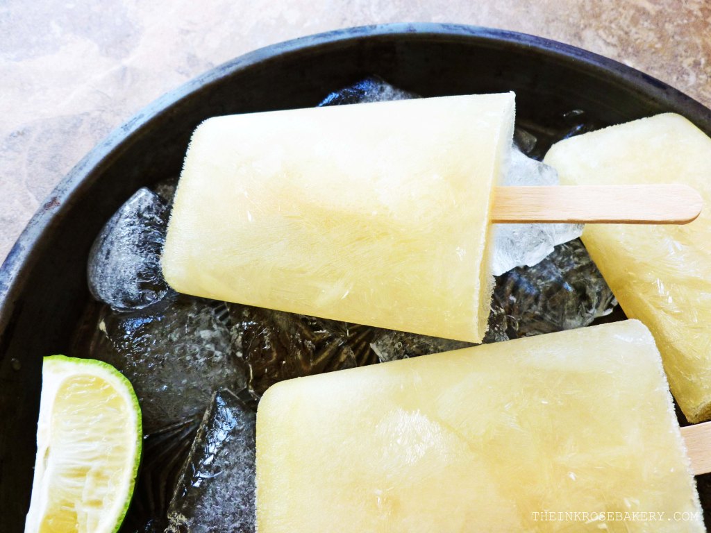 Lime & Ginger Ice Lollies 2 - The Pink Rose Bakery