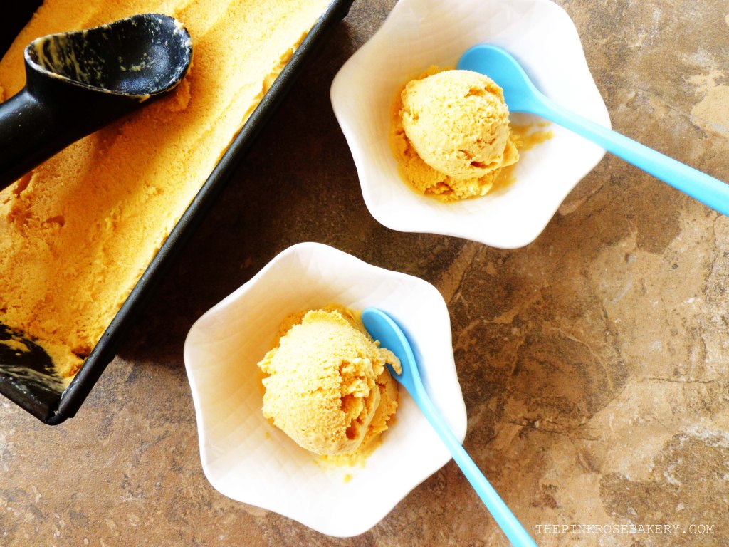 Mango & Coconut Ice Cream 2 - The Pink Rose Bakery