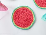 watermelon coaster 1 - the pink rose bakery