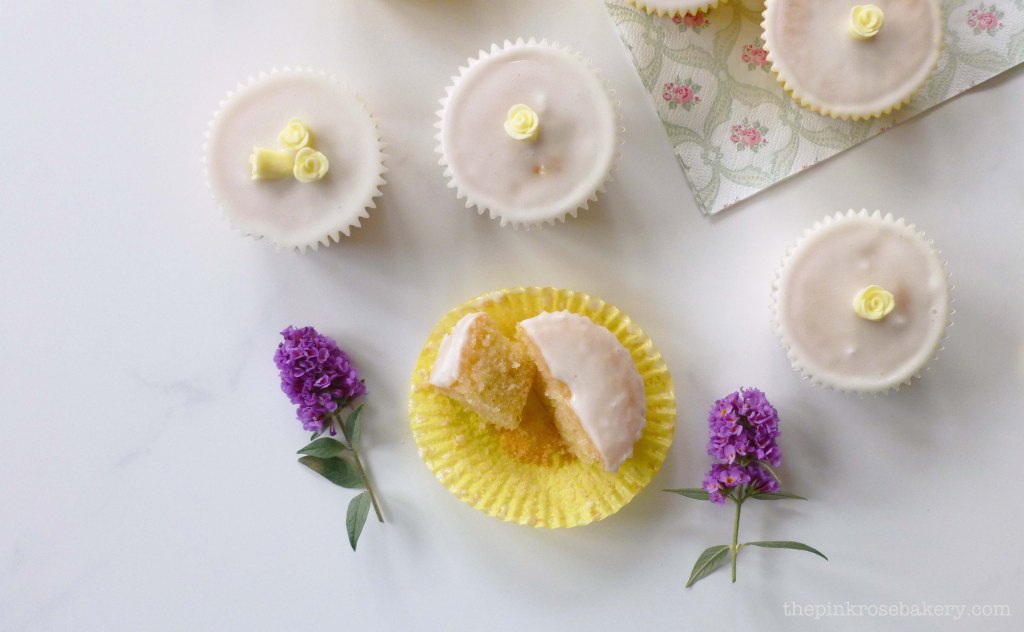lemon cupcakes 1 - the pink rose bakery