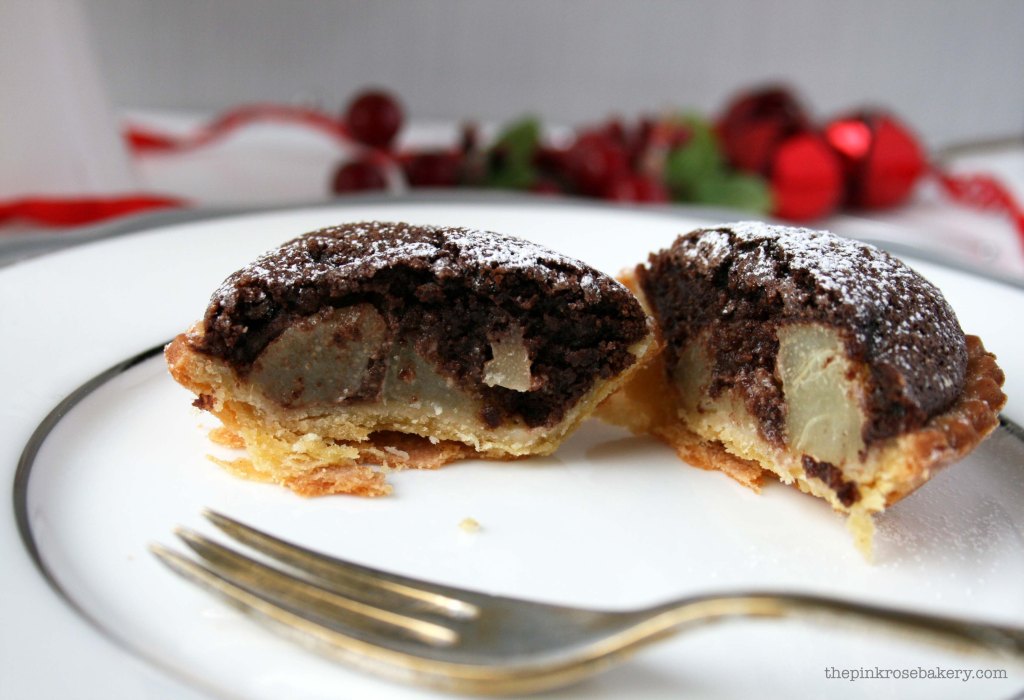 The Pink Rose Bakery | Chocolate Pear Tarts 3