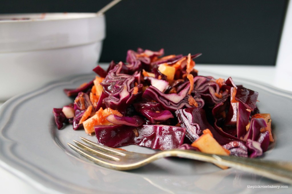 Red Cabbage Salad 3 | The Pink Rose Bakery