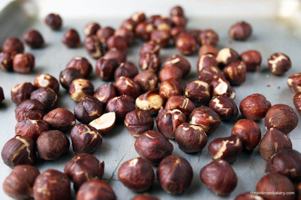 Roasted Hazelnuts | The Pink Rose Bakery