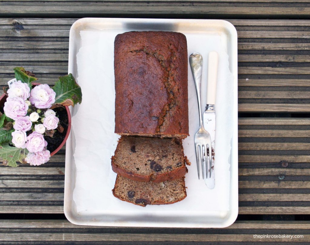 Chocolate Chip Banana Bread {gluten free, dairy free} 2 | The Pink Rose Bakery