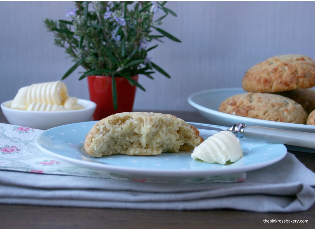 herb & cheese yeasted scones 2 {gluten free} | the pink rose bakery