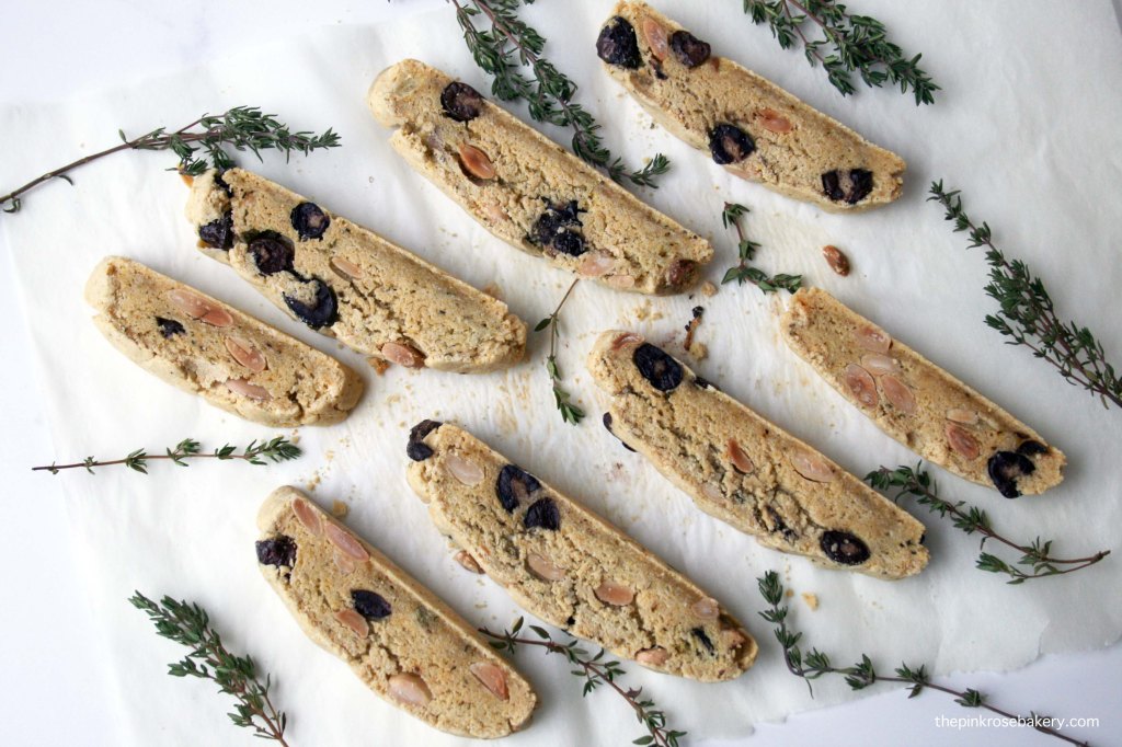 Savoury Biscotti {gluten free} | The Pink Rose Bakery
