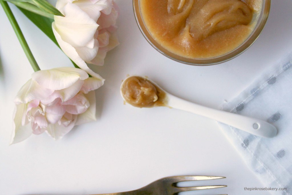 Salted Honey Caramel Sauce (dairy free & no refined sugar) | The Pink Rose Bakery
