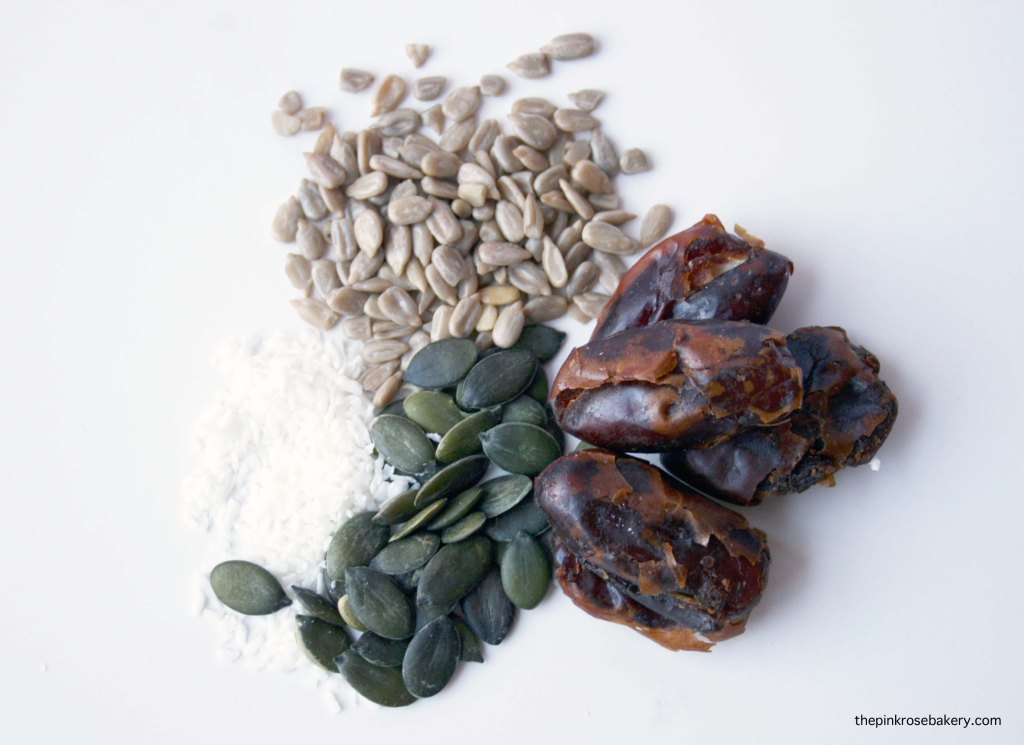 Seed & Nut Balls - no bake, no grain, gluten and dairy free, fill you up snacks | The Pink Rose Bakery