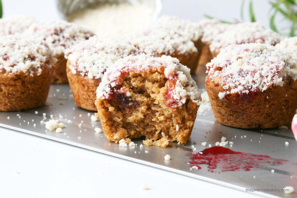 Mini Peanut Butter & Jelly Doughnut Muffins {gluten free & dairy free} | The Pink Rose Bakery
