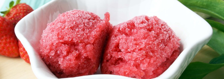 Raspberry & Strawberry Sorbet {gluten free & dairy free} | The Pink Rose Bakery