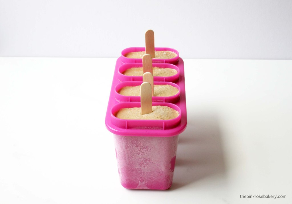 Coconut Latte Popsicles {dairy-free} | The Pink Rose Bakery
