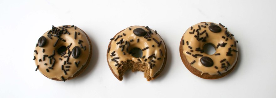 Coffee Doughnuts {gluten free & dairy free} | The Pink Rose Bakery