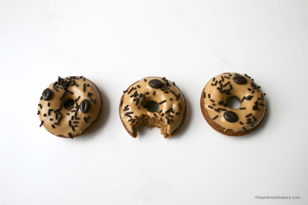 Coffee Doughnuts {gluten free & dairy free} | The Pink Rose Bakery