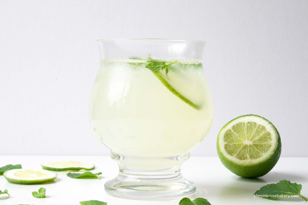 Mint Lime-Ade - a refreshing change to lemonade | The Pink Rose Bakery