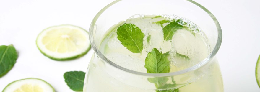 Mint Lime-Ade - a refreshing change to lemonade | The Pink Rose Bakery