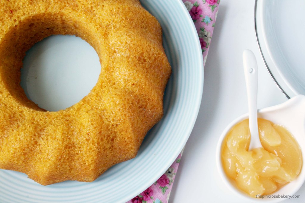 Lemon & Saffron Cake {gluten free & dairy free} | The Pink Rose Bakery