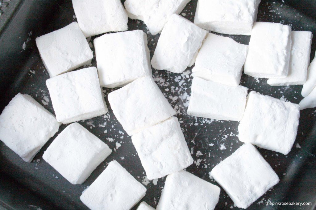 Homemade Vanilla Marshmallow {gluten free & dairy free} | The Pink Rose Bakery