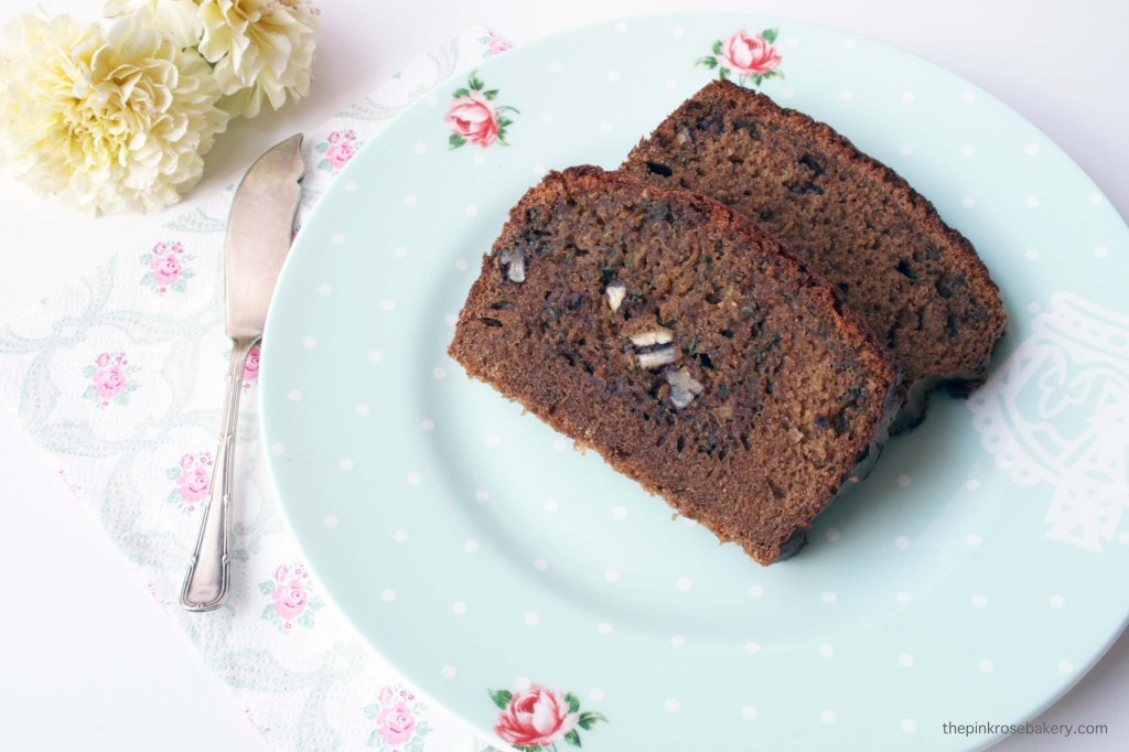 Spiced Courgette Bread {gluten free & dairy free}| The Pink Rose Bakery