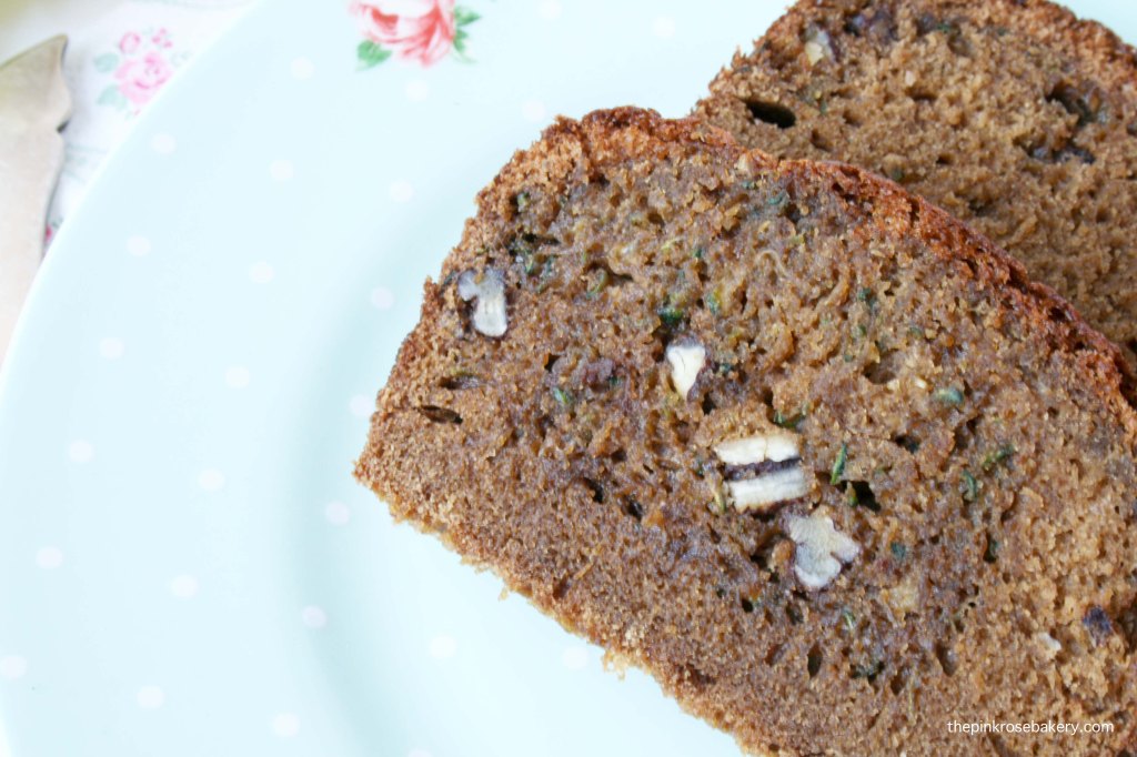 Spiced Courgette Bread {gluten free & dairy free}| The Pink Rose Bakery
