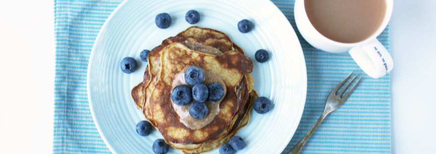 2 Ingredient Banana Pancakes, perfect for breakfast {gluten free & dairy free} | The Pink Rose Bakery
