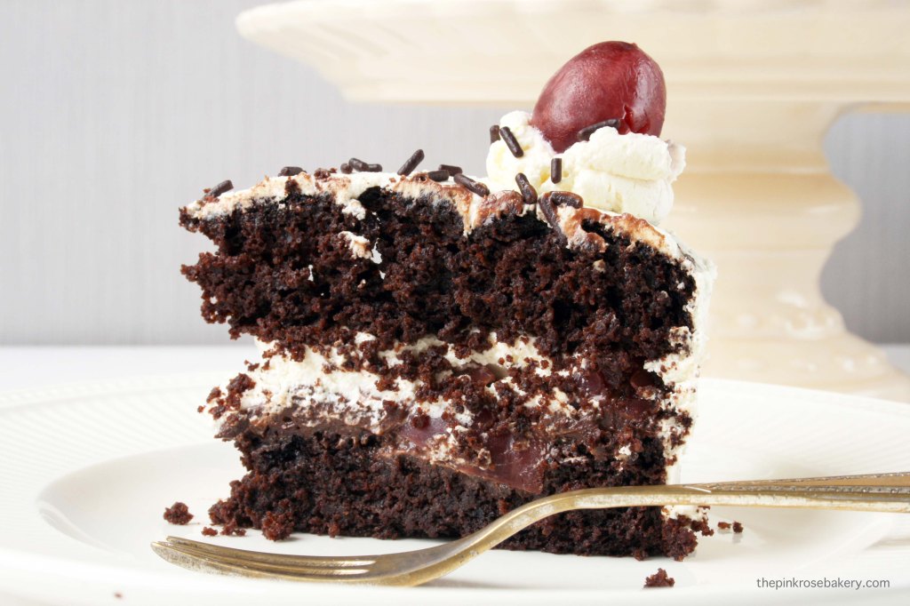 Black Forest Cake {gluten free} | The Pink Rose Bakery