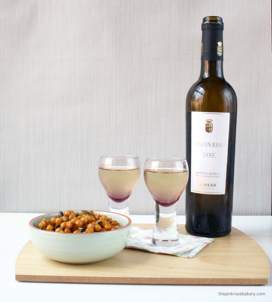 Roasted Chickpeas & Seeds + A Cheeky Tipple! | The Pink Rose Bakery