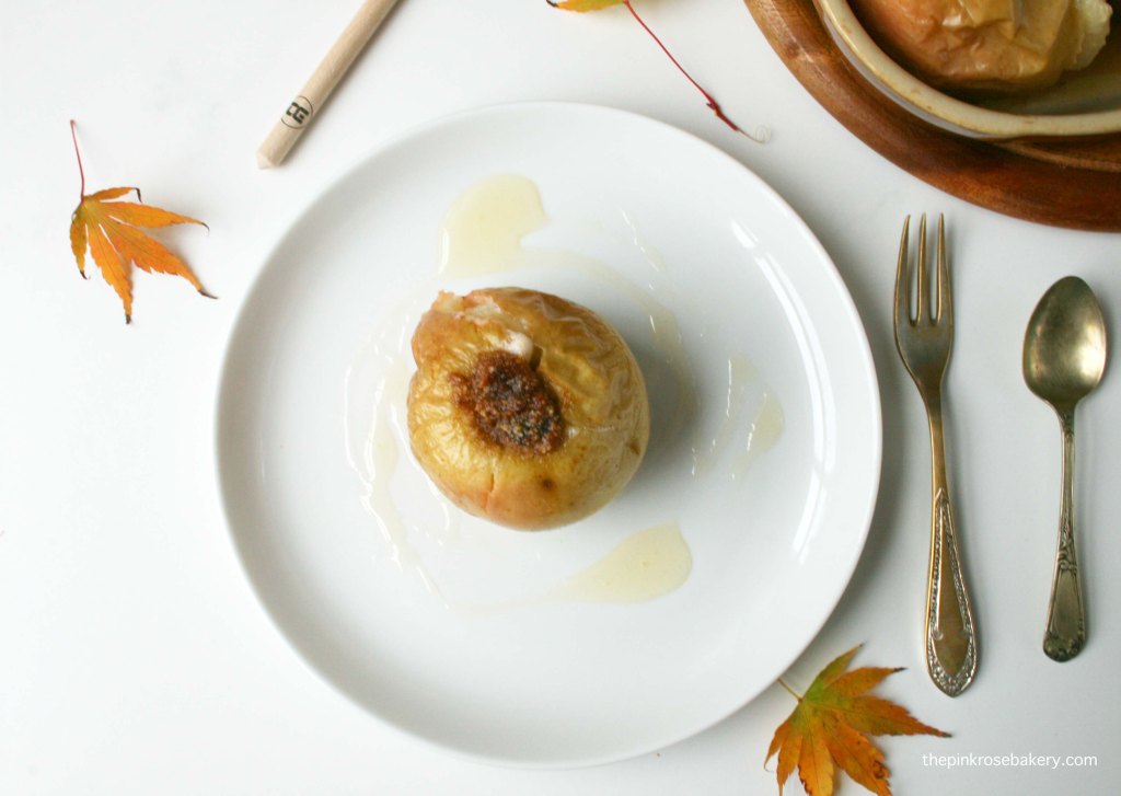 Seasonally Stuffed Baked Apples {gluten free} | The Pink Rose Bakery