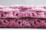 Simple Crochet Scarf | The Pink Rose Bakery