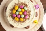 Easter Nest Cake with Guardian Bunnies {gluten free} | The Pink Rose Bakery