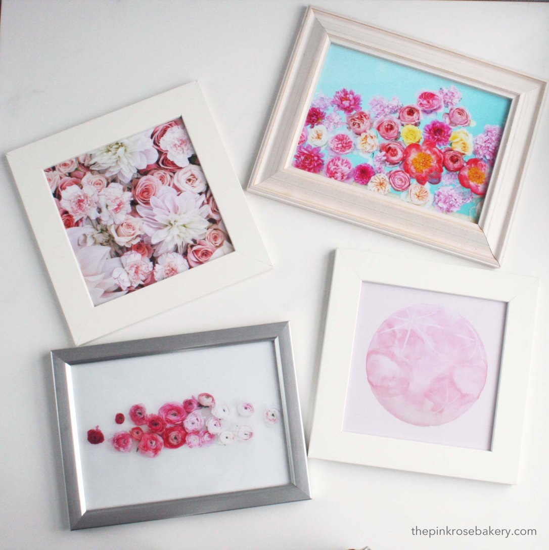 Create a picture wall for free* | The Pink Rose Bakery