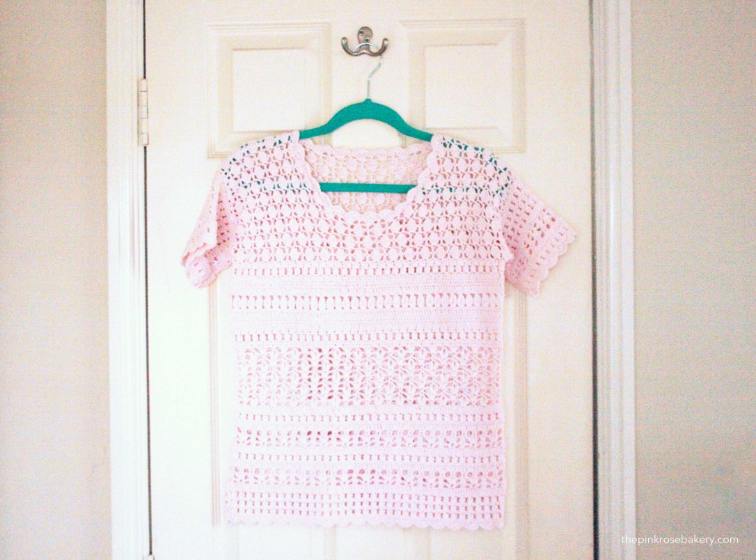 Pink Crochet Top