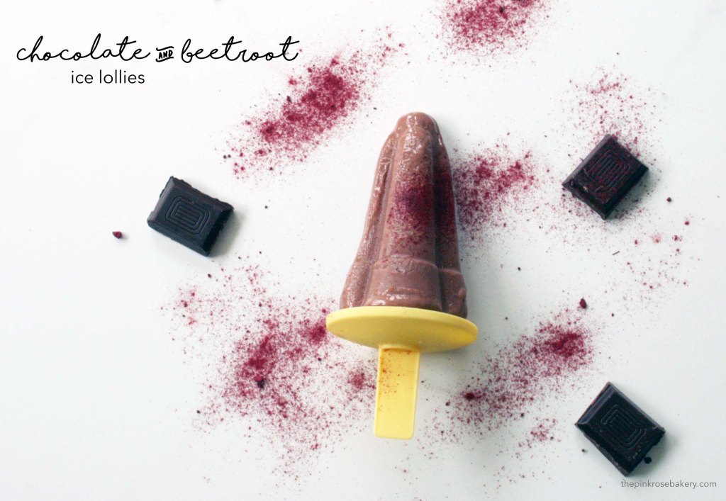 Chocolate and Beetroot Lolly {gluten free} | The Pink Rose Bakery